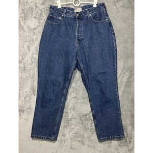 Everlane Dark Blue Cropped Ankle Jeans